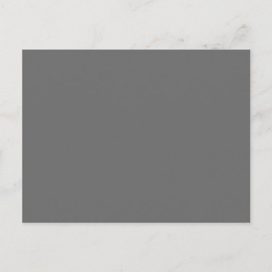 Carte Postale Blanc Gris Charbon Moderne (Devant)