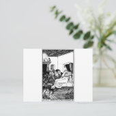 Carte Postale blanc neige (Debout devant)