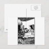 Carte Postale blanc neige (Devant / Derrière)