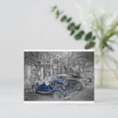 Carte Postale "Blanc noir" "MG classique" "Splash couleur" (Debout devant)