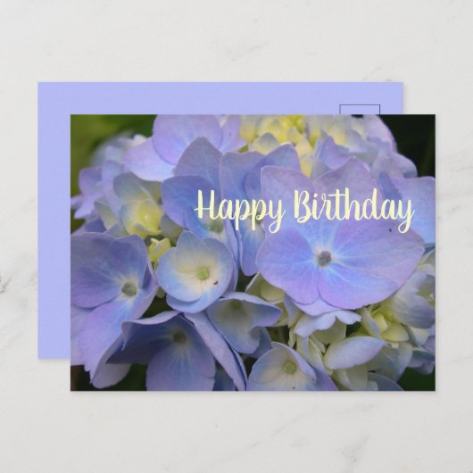 Carte postale blanche (Devant / Derrière)