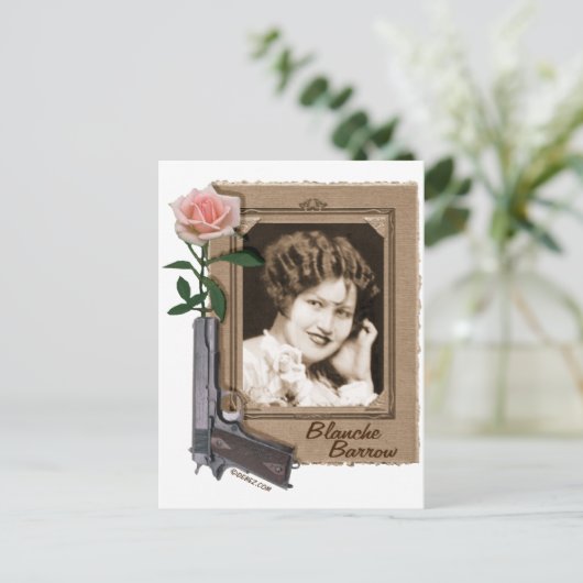 Carte Postale Blanche Barrow (Debout devant)