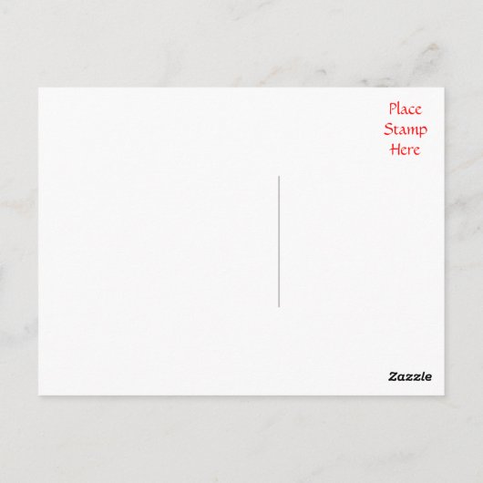 Carte postale blanche de Chien Chien Chien Chien C (Dos)