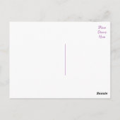 Carte postale blanche de chien chiot berger allema (Dos)