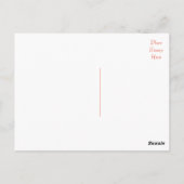 Carte postale blanche de chien chiot berger allema (Dos)