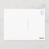 Carte postale blanche de chien chiot Rottweiler (Dos)