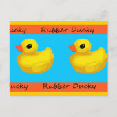 Carte postale blanche en caoutchouc (Devant)