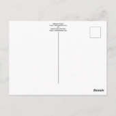 Carte postale Blanche Fleur (Dos)