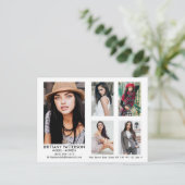 Carte postale blanche Model Actor 5 Photo Comp Car (Debout devant)