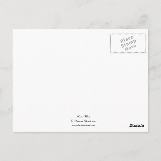 Carte Postale Blanche-Neige (Dos)