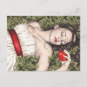 Carte postale Blanche-Neige