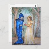 Carte Postale Blanche neige (carte postale) (Devant / Derrière)