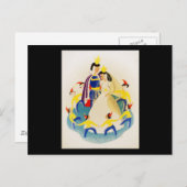 Carte Postale Blanche Neige et les sept nains (Devant / Derrière)