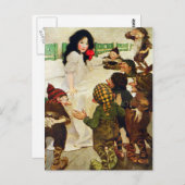Carte Postale Blanche-Neige et les sept nains (Devant / Derrière)
