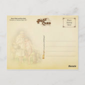 Carte Postale Blanche-neige et Rose-rouge (Dos)