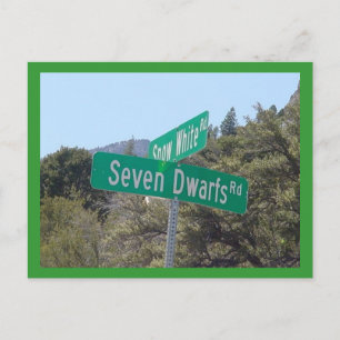 Carte Postale Blanche-Neige et sept naines