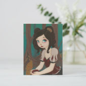 Carte Postale Blanche neige - SteamPunK PotCard fée (Debout devant)