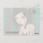 Carte Postale Blanche neige - SteamPunK PotCard fée (Dos)