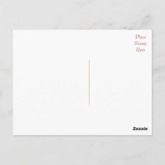 Carte postale blanche pour Chien Chien Chien Chien (Dos)