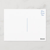 Carte postale blanche pour Chien Chien Chien Chien (Dos)