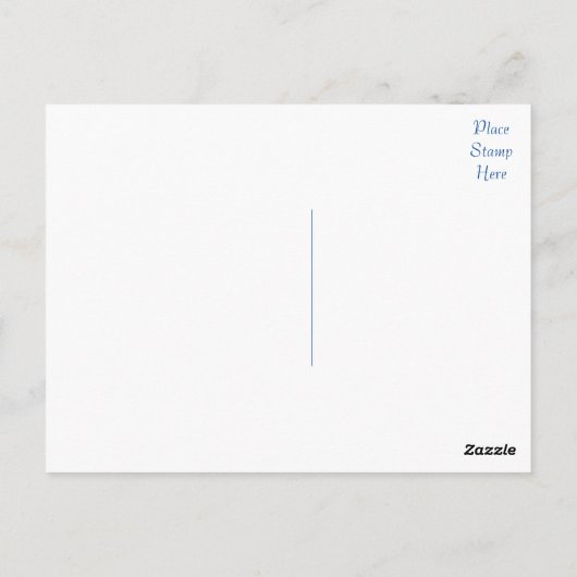 Carte postale blanche pour Chien Chien Chien Chien (Dos)