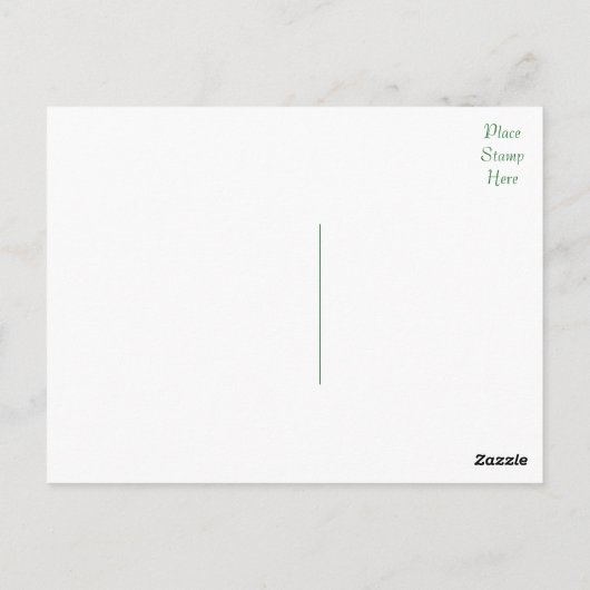 Carte postale blanche pour Chien Chien Chien Chien (Dos)