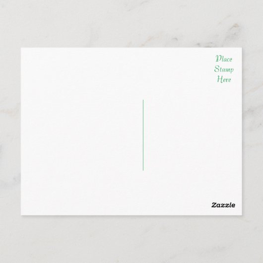 Carte postale blanche pour Chien Chien Chien Chien (Dos)