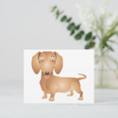 Carte postale blanche pour Chien Chien Chien Chien (Debout devant)