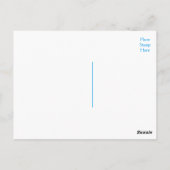 Carte postale blanche pour Chien Chien Chien Chien (Dos)