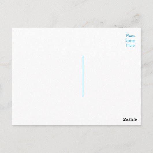 Carte postale blanche pour Chien Chien Chien Chien (Dos)