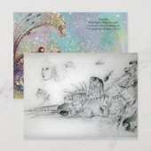 Carte Postale BLANCHIMES DE MER / Plante de papillon magique (Devant / Derrière)