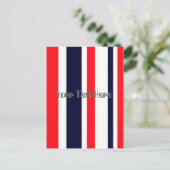 Carte Postale Blancs, Bleus Et Rouges (Debout devant)