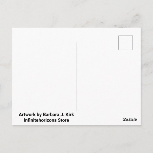 Carte postale Blancs Burning (Dos)