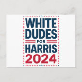 Carte Postale Blancs Pour Harris-2024 (Devant)