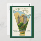Carte Postale Blarney Castle St. Patrick's Day Cards (Devant / Derrière)