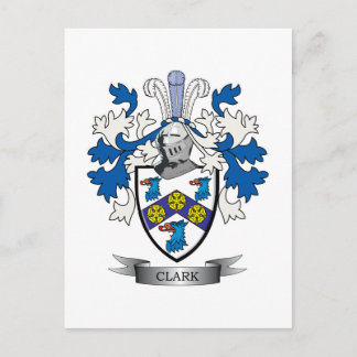 Carte Postale Blason de Clark