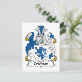 Carte Postale Blason de famille Crichton (Debout devant)