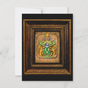 Carte Postale Blason de Famille de Dutch van Westervelt