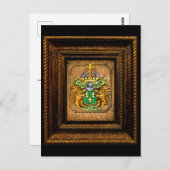 Carte Postale Blason de Famille de Dutch van Westervelt (Devant / Derrière)