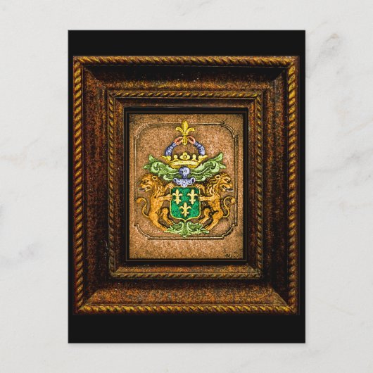 Carte Postale Blason de Famille de Dutch van Westervelt (Devant)
