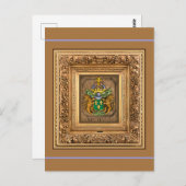 Carte Postale Blason de Famille Dutch Van Westervelt (Devant / Derrière)