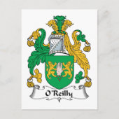 Carte Postale Blason de famille O'Reilly (Devant)