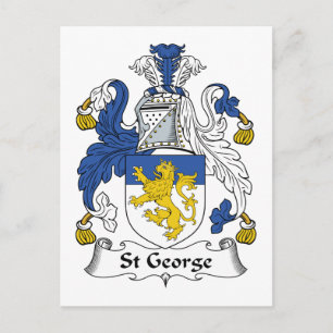 Carte Postale Blason de famille St George