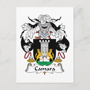 Carte Postale Blason de la famille Camara
