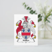 Carte Postale Blason de la famille Miller (Debout devant)