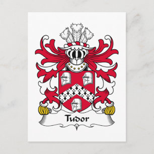Carte Postale Blason de la famille Tudor