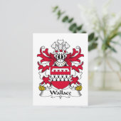 Carte Postale Blason de la famille Wallace (Debout devant)