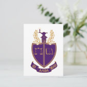 Carte Postale Blason de la P.A.D. (Debout devant)
