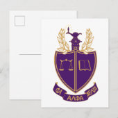 Carte Postale Blason de la P.A.D. (Devant / Derrière)