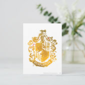 Carte Postale Blason de Poufsouffle - Éclaboussé (Debout devant)